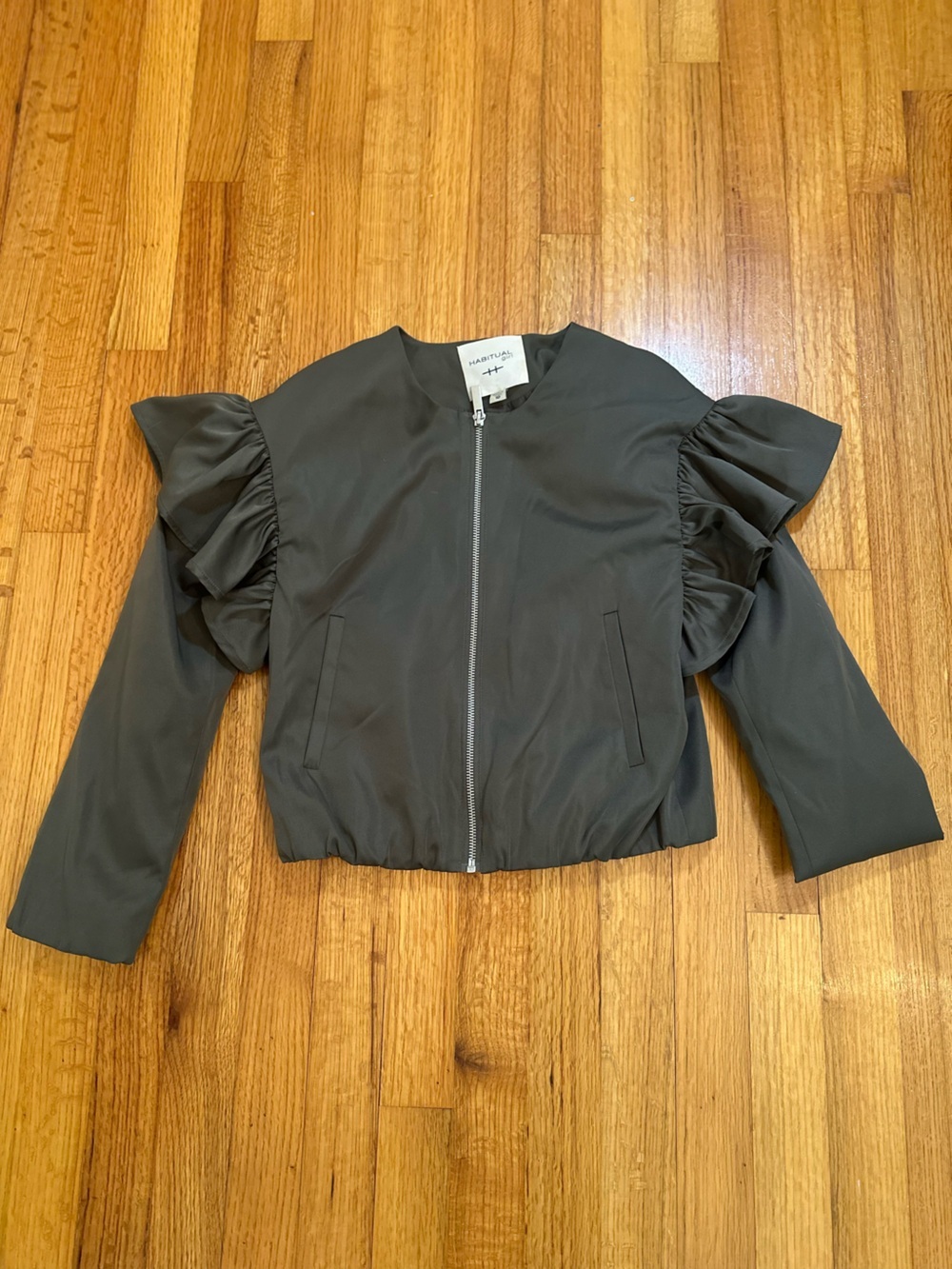 Habitual girl's front-zip jacket . Size 10 (i9)
